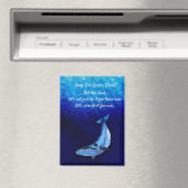 Whale Vertical Motion Scene To Down In Ocean Depth マグネット (インサイチュ (食洗機))