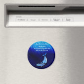 Whale Vertical Motion Scene To Down In Ocean Depth マグネット (インサイチュ (食洗機))