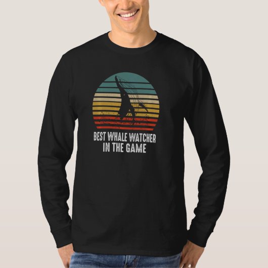 Whale Watching Ocean Water Sailing Marine Biology  Tシャツ (正面)