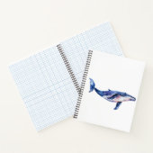 Whale Watercolor   ノートブック (内部)