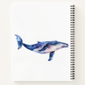 Whale Watercolor   ノートブック (裏面)