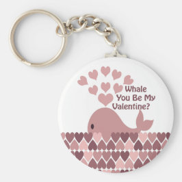Whale You Be My Valentine キーホルダー