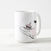 Whale you be my Valentine コーヒーマグカップ (正面右)