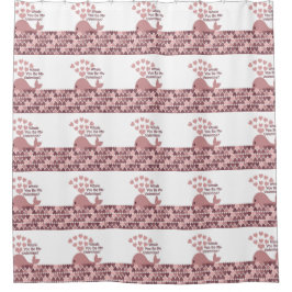 Whale You Be My Valentine シャワーカーテン