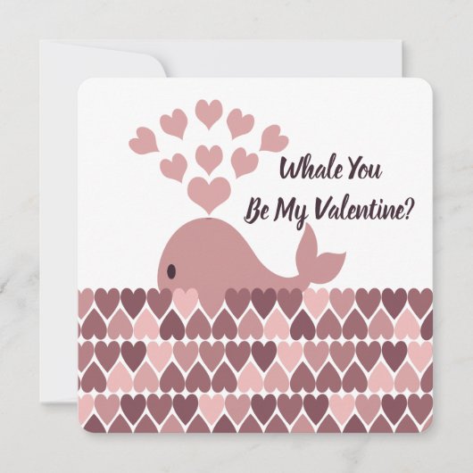 Whale You Be My Valentine シーズンカード (正面)