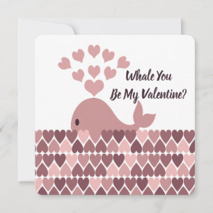 Whale You Be My Valentine シーズンカード