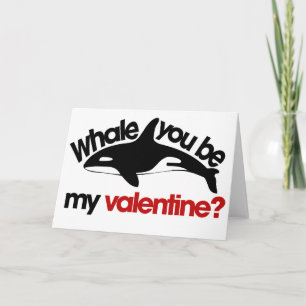 Whale you be my Valentine シーズンカード