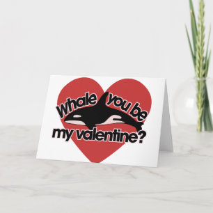 Whale you be my Valentine シーズンカード