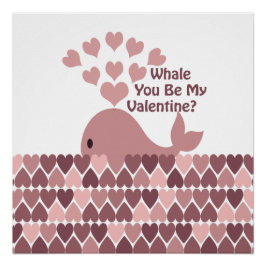 Whale You Be My Valentine ポスター
