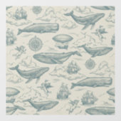 Whales in the Clouds II | Celestial Voyage ウィンドウサイン (シート)