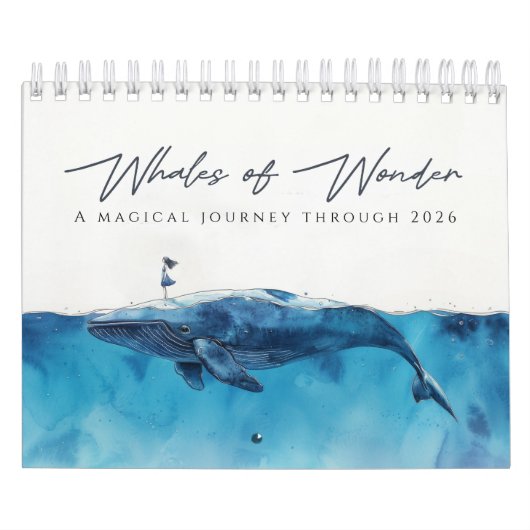 Whales of Wonder カレンダー (カバー)