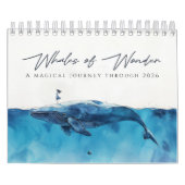 Whales of Wonder カレンダー (カバー)