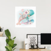 Whales  poster ポスター (ホームオフィス)