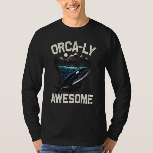 Whales Watch Dolphin Pottwhal Saying Orca Whale Tシャツ (正面)