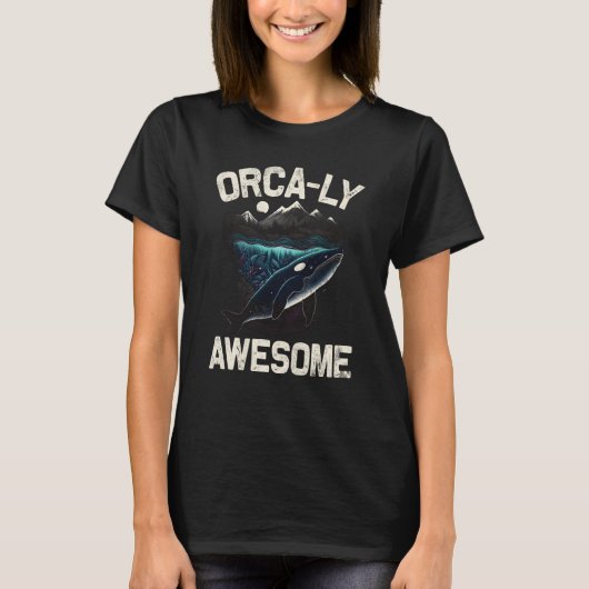 Whales Watch Dolphin Pottwhal  Saying Orca Whale   Tシャツ (正面)