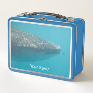 Whalesharkクローズアップポートレート海オーストラリア メタルランチボックス
