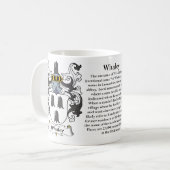 Whaley、起源、意味および頂上のマグ コーヒーマグカップ (正面左)