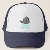 Whaley Awesome Funny Whale Pun Design キャップ (正面)