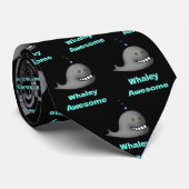 Whaley Awesome Funny Whale Pun Design ネクタイ (ロール)