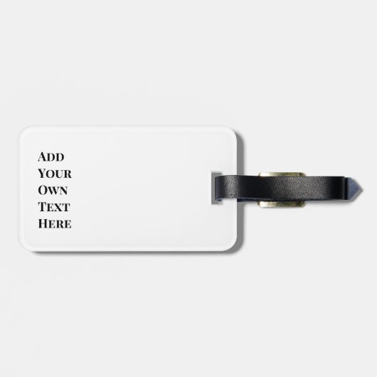 Whaley Awesome Funny Whale Pun Design ラゲッジタグ (裏面横)