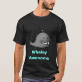 Whaley Awesome Funny Whale Pun Design Tシャツ (正面)