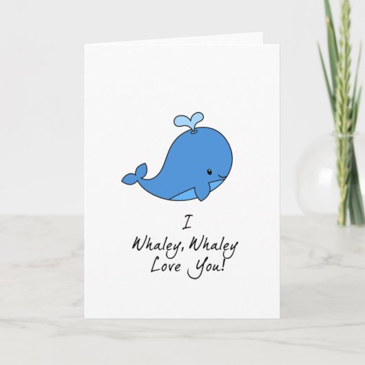 Whaley Love You Anniversary/Love Card カード (正面)