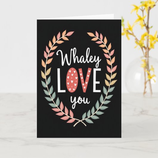 Whaley Love You Special Card カード (黄色い花)