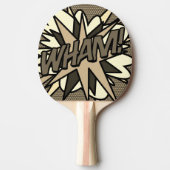 WHAMおもしろいレトロクール漫画 卓球ラケット (正面)
