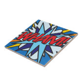 WHAMおもしろいレトロ漫画ブックアーポップ・アートのト タイル (側面)