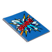 WHAMおもしろいレトロ漫画ブックアーポップ・アートのト ノートブック (右側)