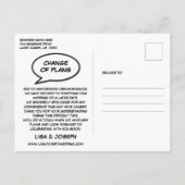 WHAM延期された日付変更漫画ブックアーポップ・アートのト ポストカード (裏面)