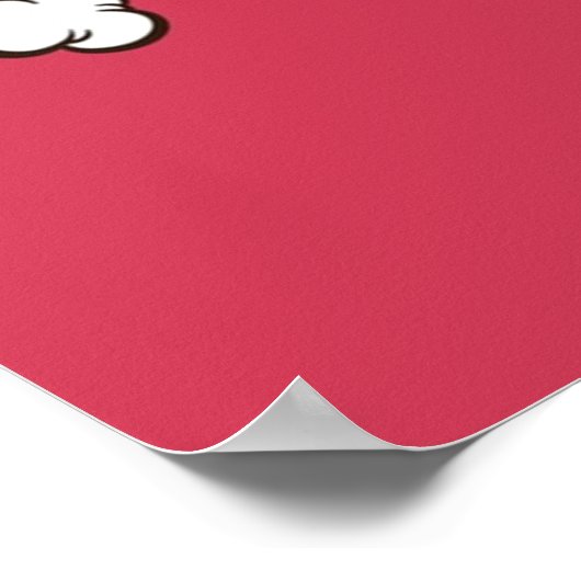 Wham漫画ブックおもしろい効果音 ポスター (角)