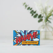 WHAM ファン レトロ コミックブック 名刺 (スタンド正面)