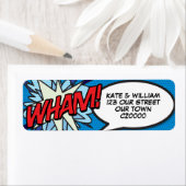 WHAM ファン レトロ コミック ブック ポップ アート アドレス ラベル (インサイチュ)