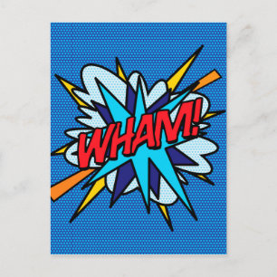 WHAM ファン レトロ コミック ブック ポップ アート ポストカード