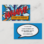 WHAM ファン レトロ コミック 名刺 (正面/裏面)