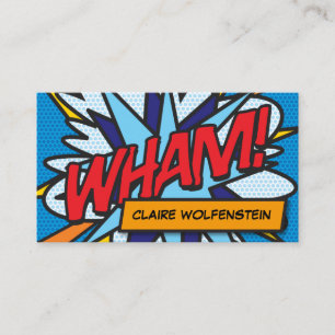 WHAM ファン レトロ コミック 名刺