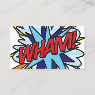 WHAM ファン レトロ コミック 名刺