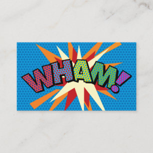 WHAM ファン レトロ コミック 名刺
