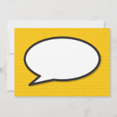 WHAM フォト セーブ・ザ・デート ファン レトロ コミックブック (裏面)