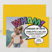 WHAM フォト 変更日 延期 漫画 セーブザデート (正面/裏面)