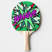 WHAM モダン クール 楽しい コミック 卓球ラケット (正面)