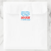 Wham Iステッ得ク頭が切れる ラウンドシール (バッグ)