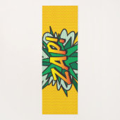 WHAM ZAPおもしろいレトロ漫画ブックアーポップ・アートのト ヨガマット (裏面)