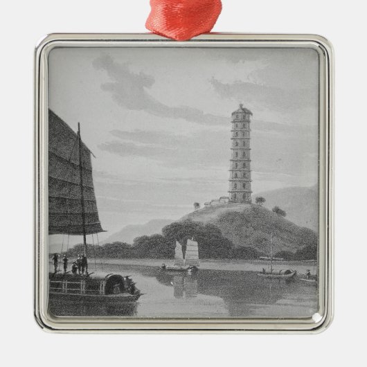 Whampoaの塔1810年 メタルオーナメント (正面)