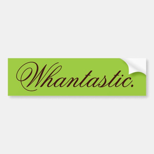 Whantastic バンパーステッカー (正面)