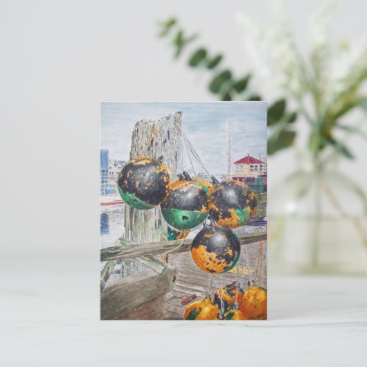 Wharf Bumpers Artwork ポストカード (スタンド正面)