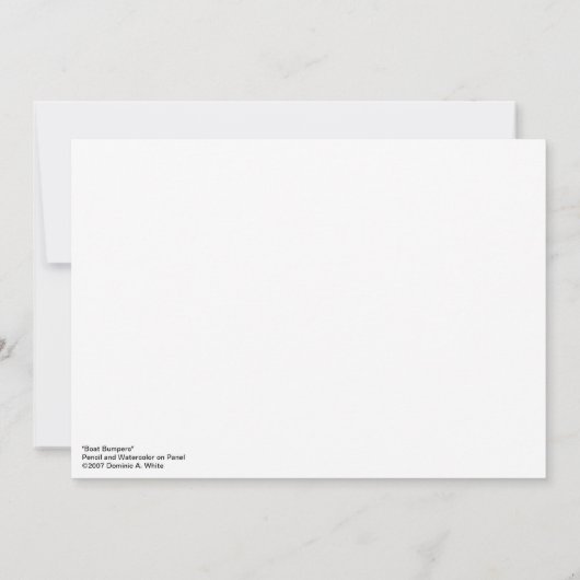 Wharf Bumpers Artwork 招待状 (裏面)