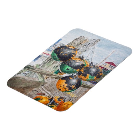 Wharf Bumpers Artwork Flexible Magnet マグネット (左側)