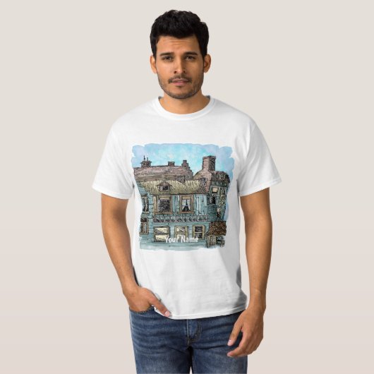 Wharf Scene 2 Tシャツ (正面フル)